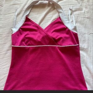 A. Byer Pink Top with White Accents